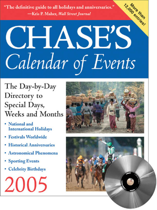 Upplýsingar um Chases Calendar of Events 2005 eftir Editors of Chases - Biðlisti